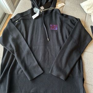 NWT women's black tunic NY GIANTS sweater